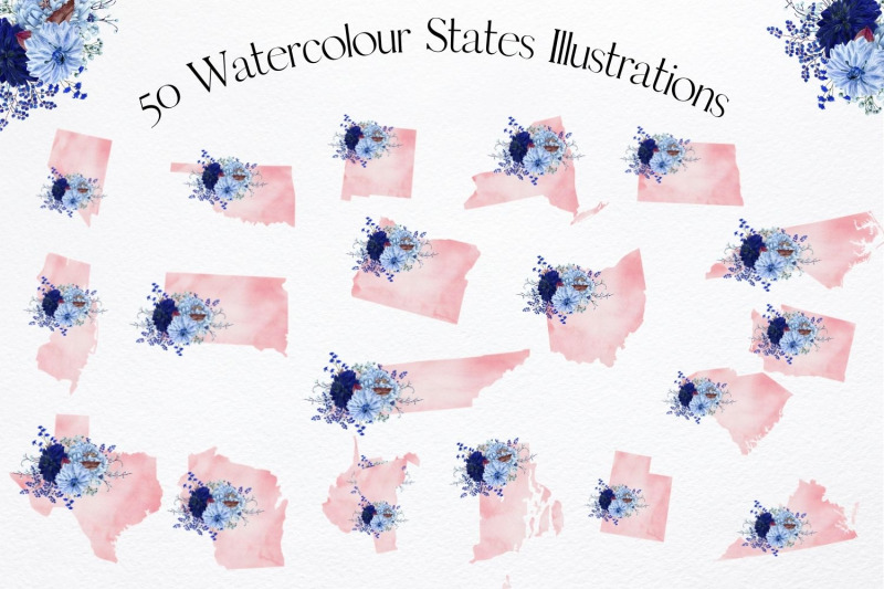50-watercolour-states-collection