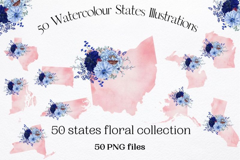 50-watercolour-states-collection