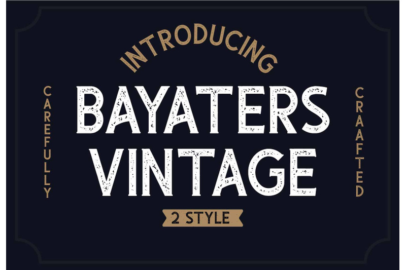 bayaters-vintage-font