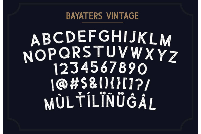 bayaters-vintage-font