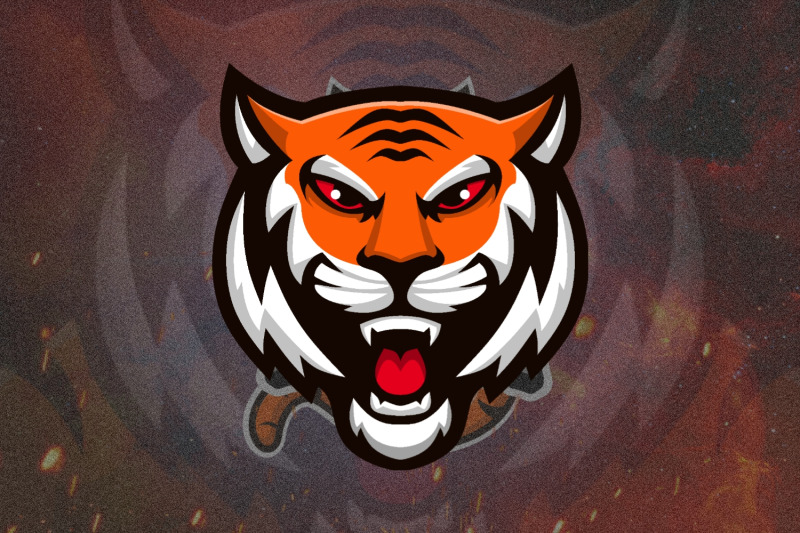 tiger-mascot-gaming-logo