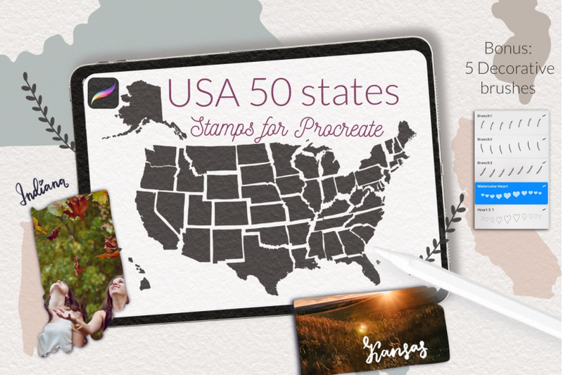 usa-map-50-states-stamps-for-procreate