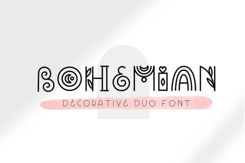 bohemian-decorative-font-duo