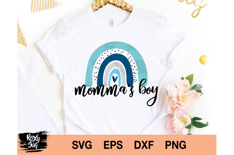Mommas boy svg SVG by Designbundles