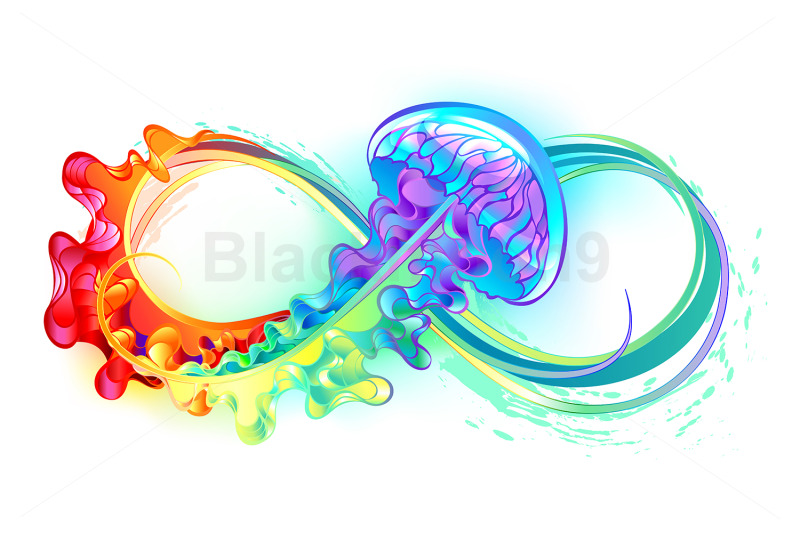 infinity-with-rainbow-jellyfish