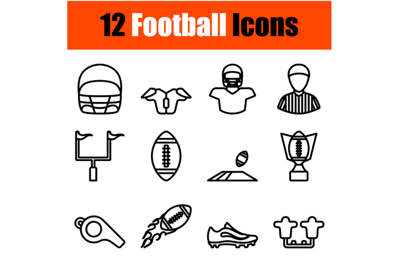 football-icon-set