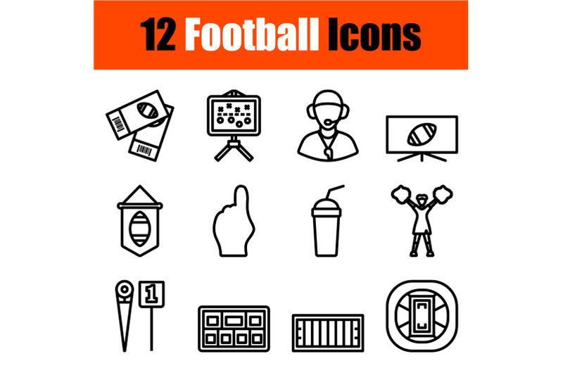 football-icon-set