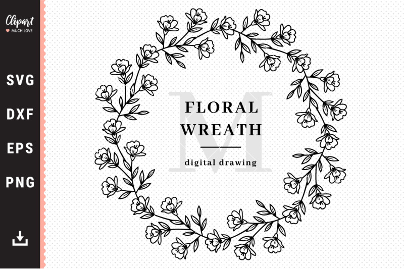 floral-wreath-svg-dxf-wedding-wreath-svg-flowers-branc