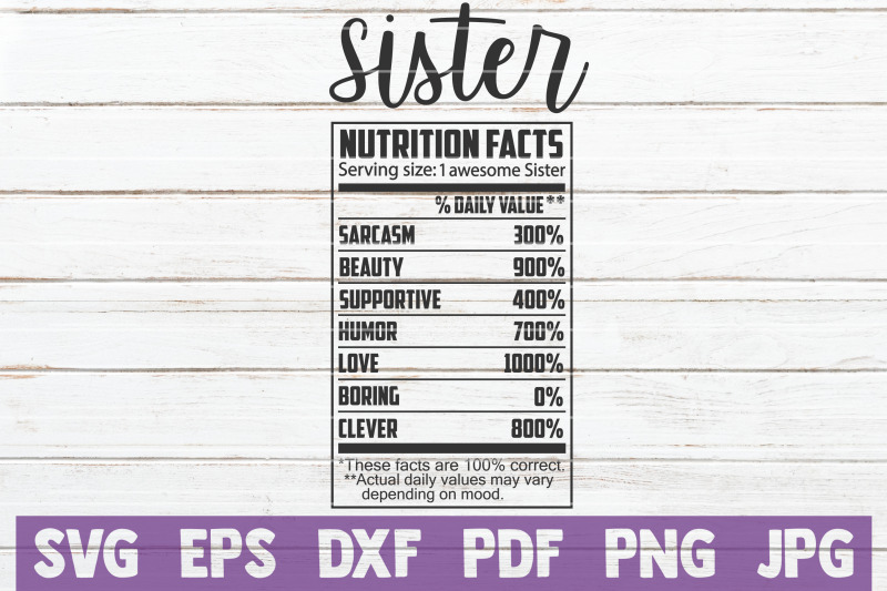 sister-nutrition-facts-svg-cut-file