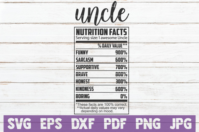 uncle-nutrition-facts-svg-cut-file