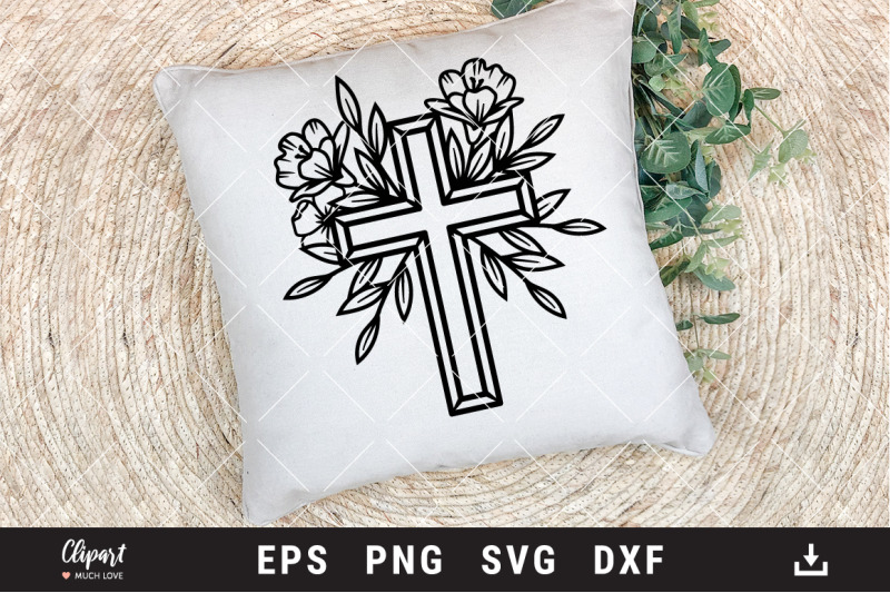 flower-cross-svg-dxf-png-religious-cross-svg-cut-files