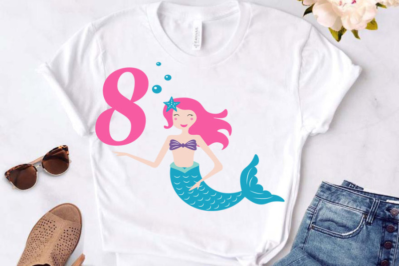 mermaid-svg-birthday-mermaid-svg-8-th-birthday-svg-mermaid-girl
