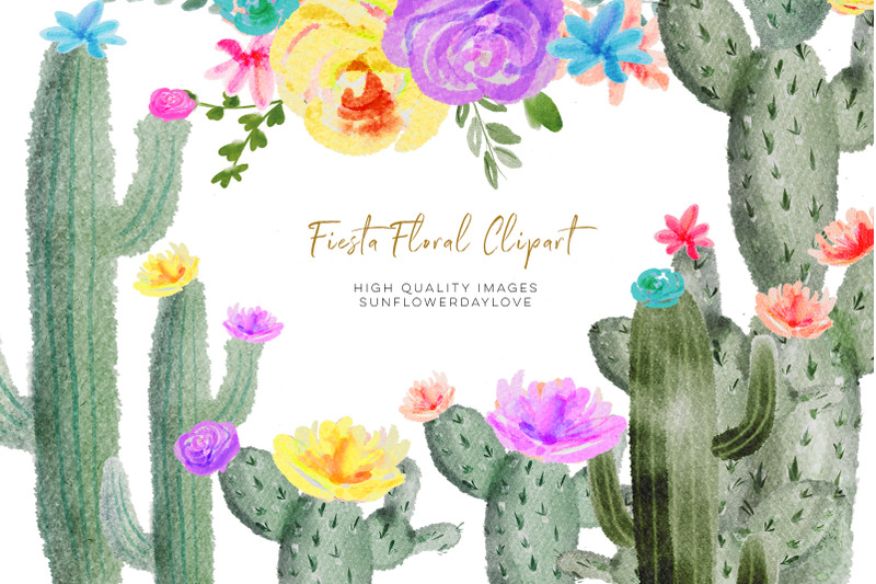 colorful-cactus-watercolor-clipart-succulent-cactus-colorful-flower