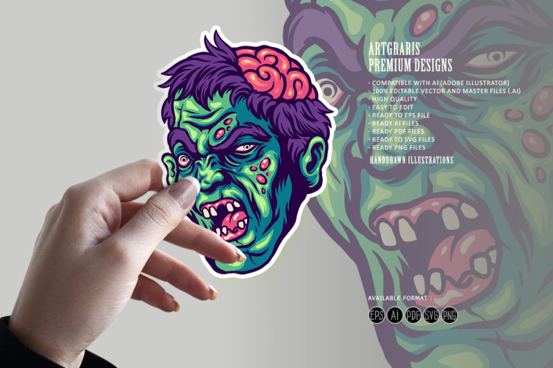 halloween-scary-zombie-brain-out-clipart-svg