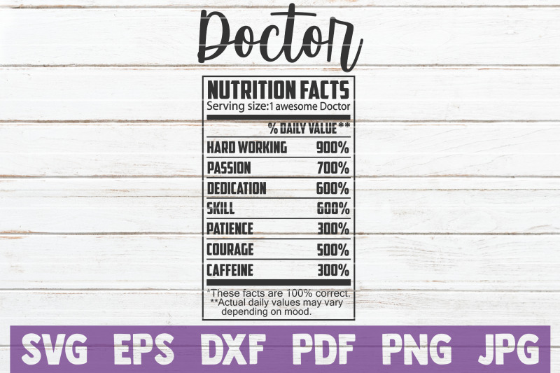 doctor-nutrition-facts-svg-cut-file