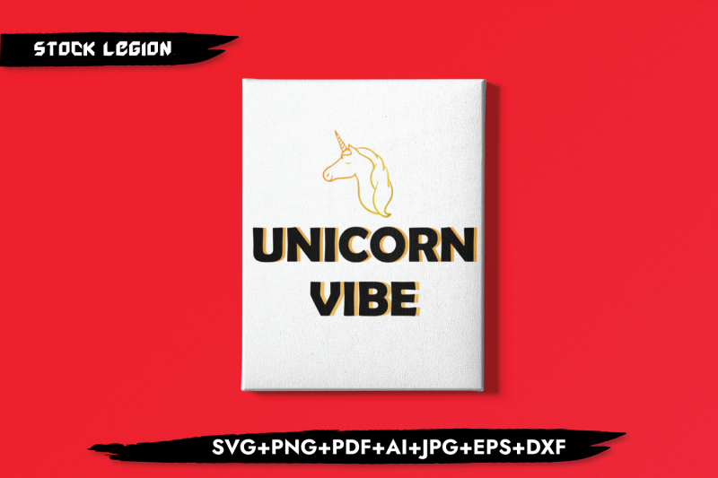Unicorn Vibe SVG SVG by Designbundles