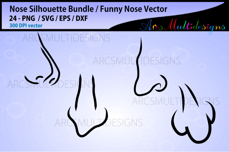 nose-silhouette-vector-bundle