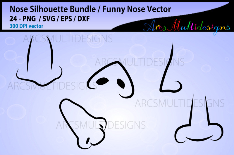 nose-silhouette-vector-bundle