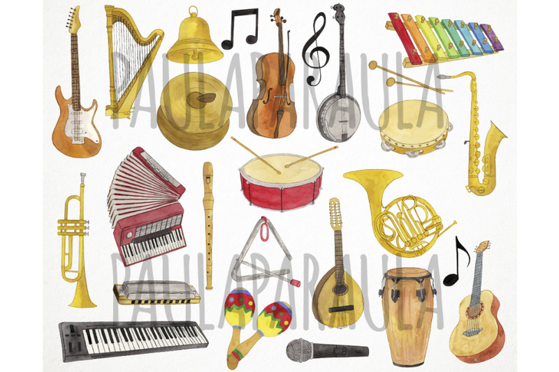 watercolor-musical-instruments-clipart-music-clipart