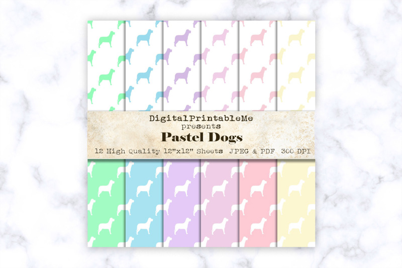 pastel-dog-mix-digital-paper-pack-variety-of-colors-dog-lover-scra