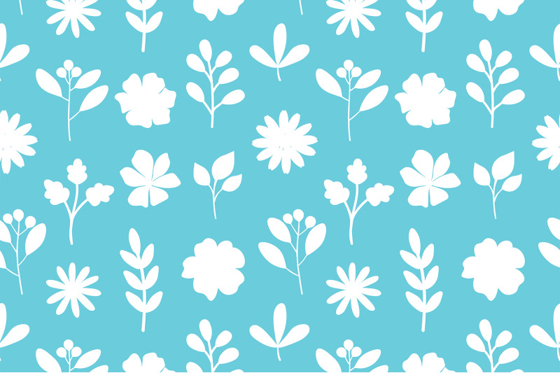 flowers-silhouettes-pattern-white-flowers-plants-pattern