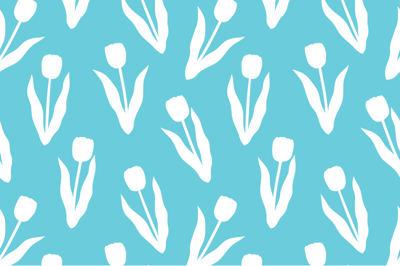 flowers-silhouettes-pattern-white-flowers-plants-pattern