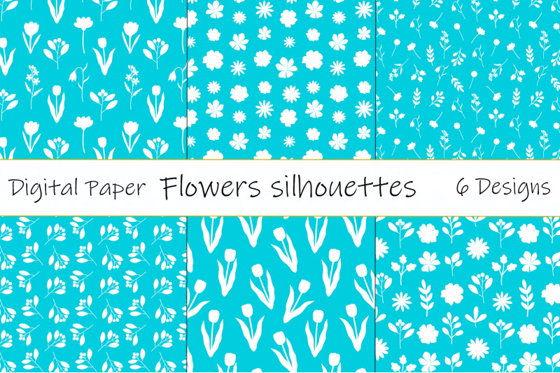 flowers-silhouettes-pattern-white-flowers-plants-pattern