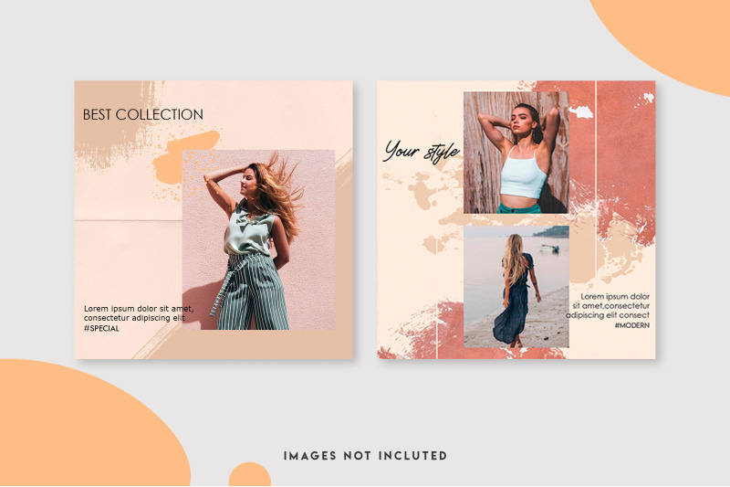 7-clothing-store-instagram-post-template-set