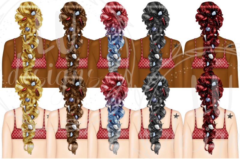 4th-of-july-mermaids-clipart-independence-day-graphic-summer-clipart