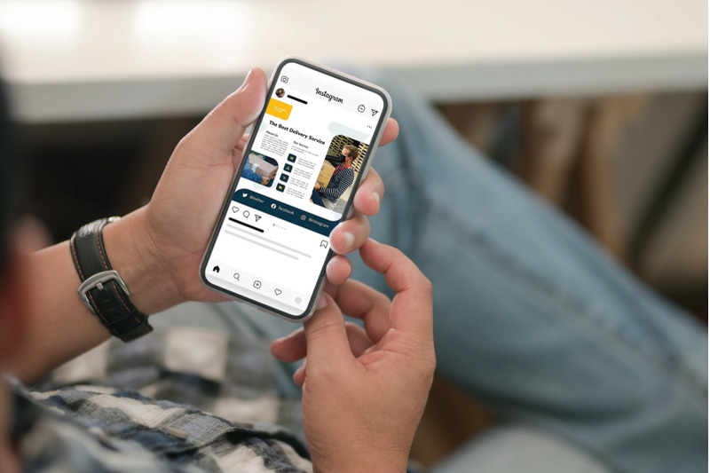 delivery-service-instagram-story-and-feed-social-media-template