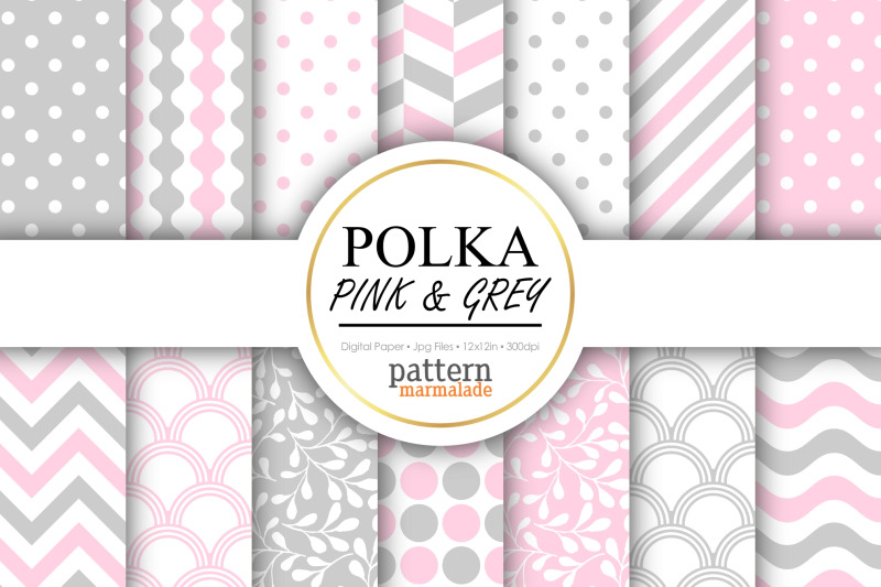 polka-pink-and-grey-digital-paper-s0307