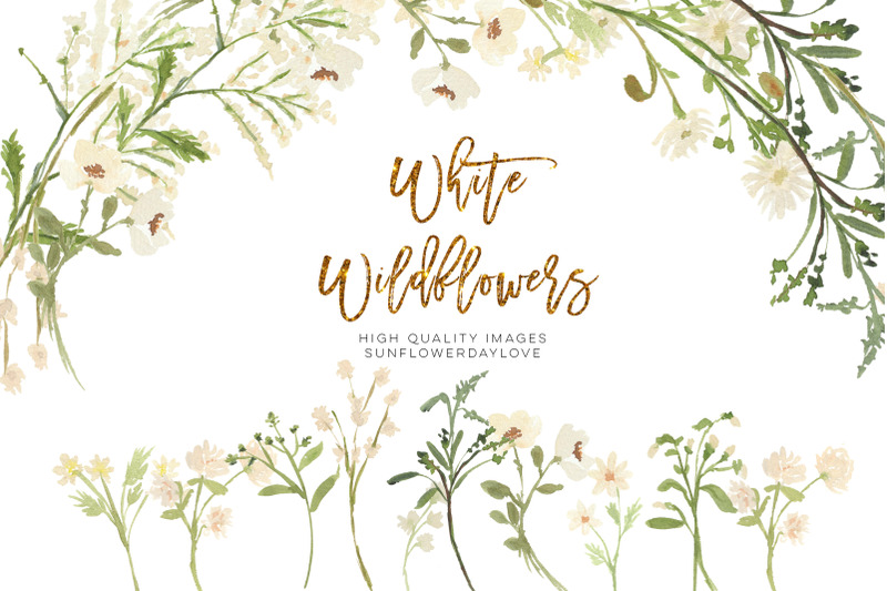 white-wildflowers-watercolor-clipart-greeting-cards-floral-clipart