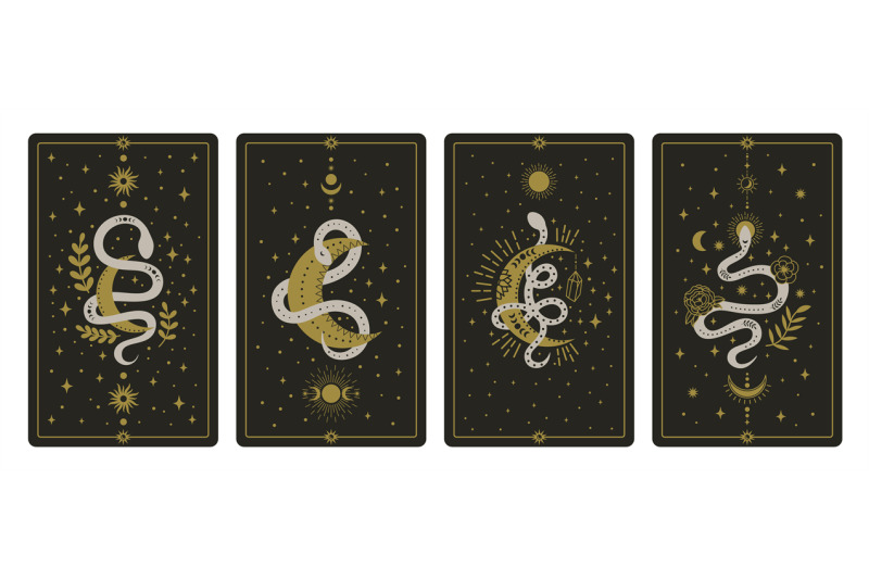 magical-snakes-tarot-cards-occult-hand-drawn-tarot-cards-esoteric-sp