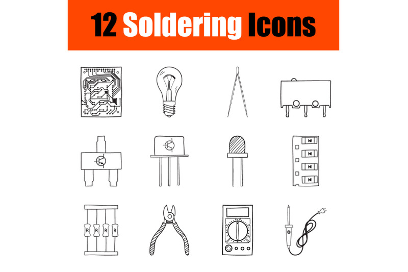 soldering-icon-set