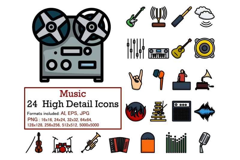 music-icon-set