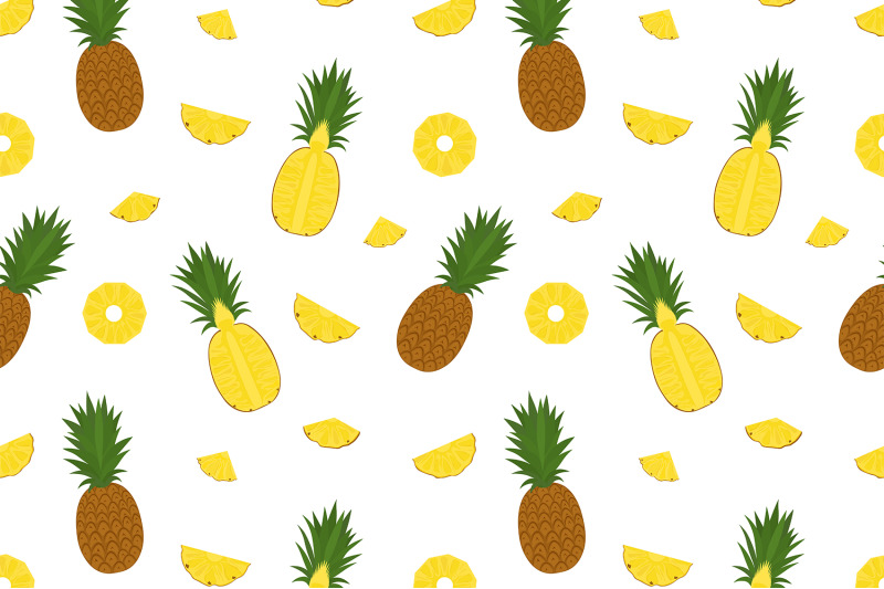 pineapple-pattern-pineapple-digital-paper-pineapple-svg