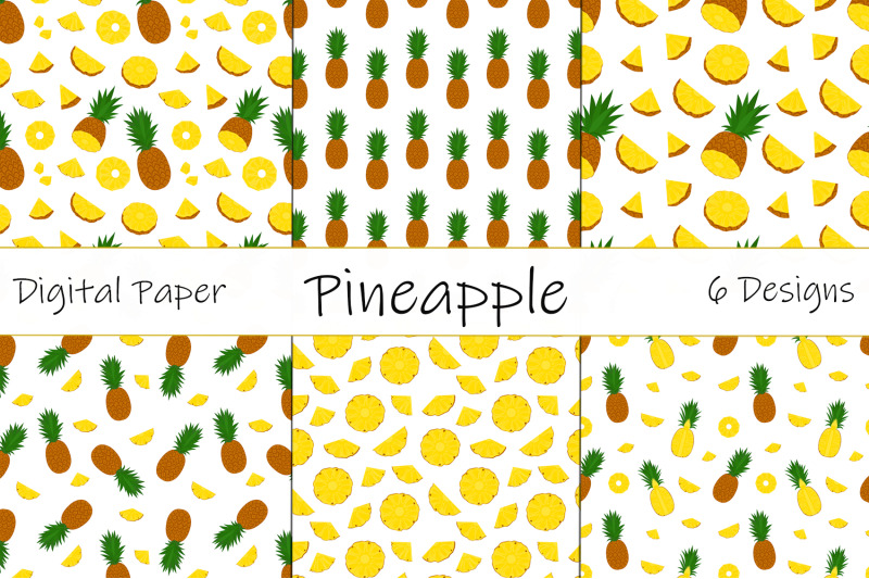 pineapple-pattern-pineapple-digital-paper-pineapple-svg