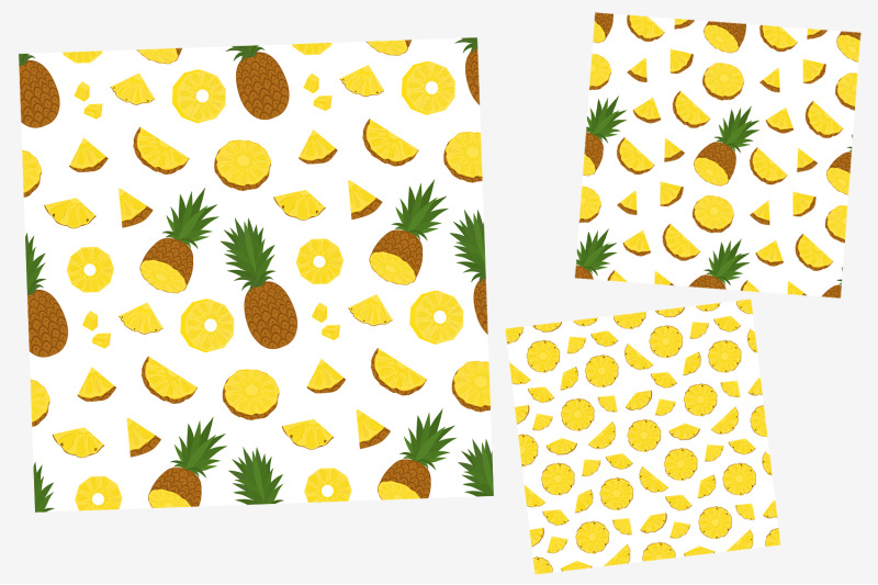 pineapple-pattern-pineapple-digital-paper-pineapple-svg