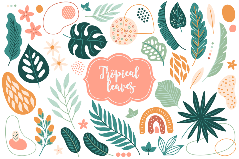 tropical-leaves-kit
