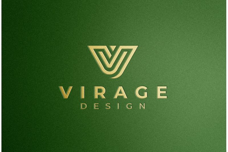 logo-mockup-golden-logo-on-green-background
