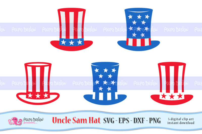uncle-sam-hat-svg-eps-dxf-png