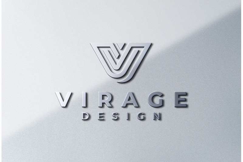 logo-mock-up-3d-metallic-chrome-logo-signage-on-white-wall