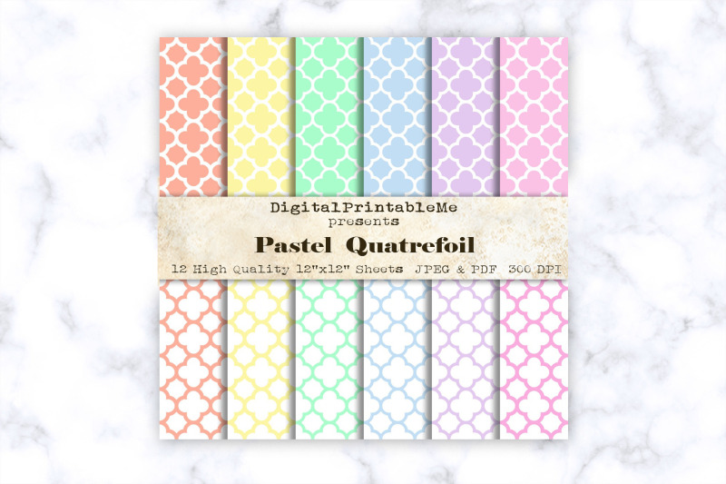 pastel-quartefoil-digital-paper-pastel-white-pattern-12-quot-x-12-quot-scrap