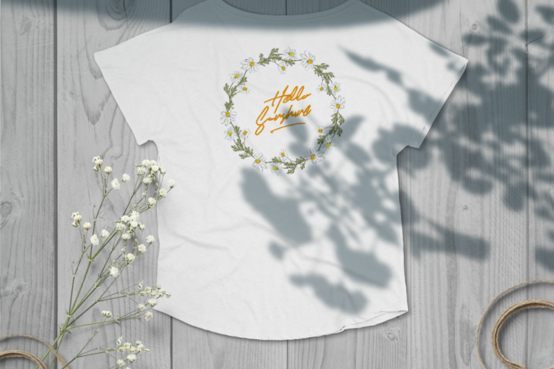 chamomile-flowers-wreath-sublimation-design