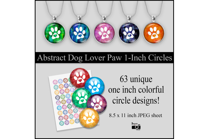 abstract-dog-lover-paw-print-1-inch-circles-printable-sheet
