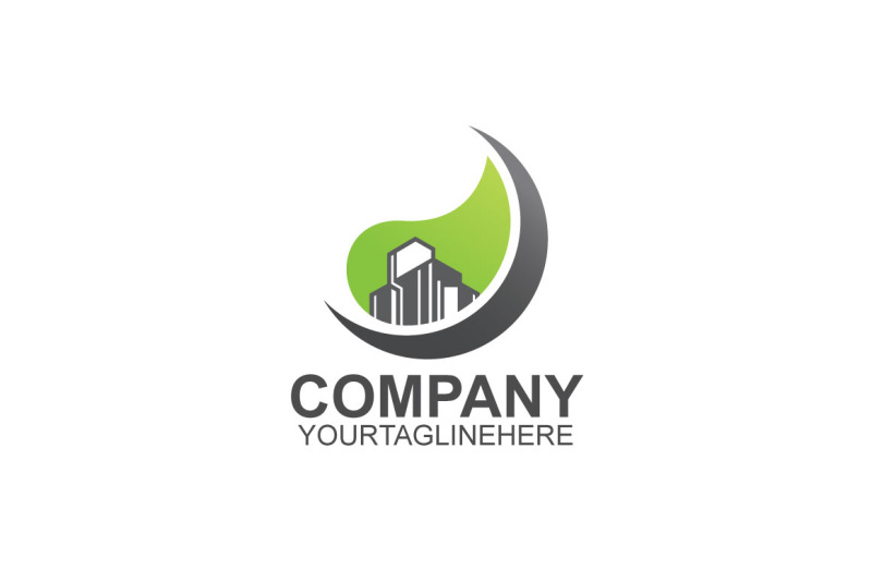 green-estate-logo-template