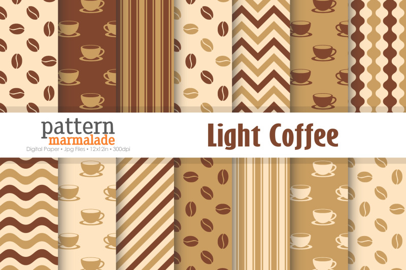 light-coffee-digital-paper-s1110