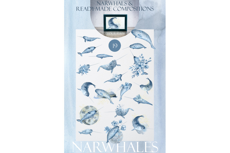 watercolor-narwhals-and-blue-flowers-magnolia