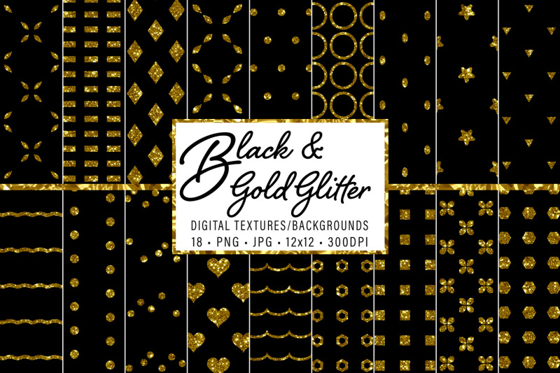 black-and-gold-glitter-patterns