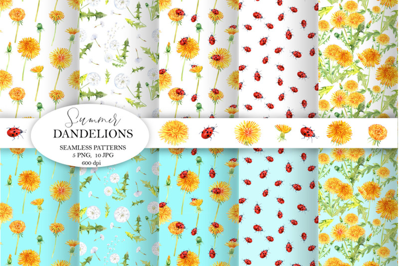 dandelions-seamless-patterns